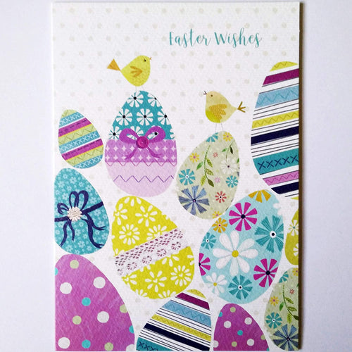 Eggs and Chicks Easter Card