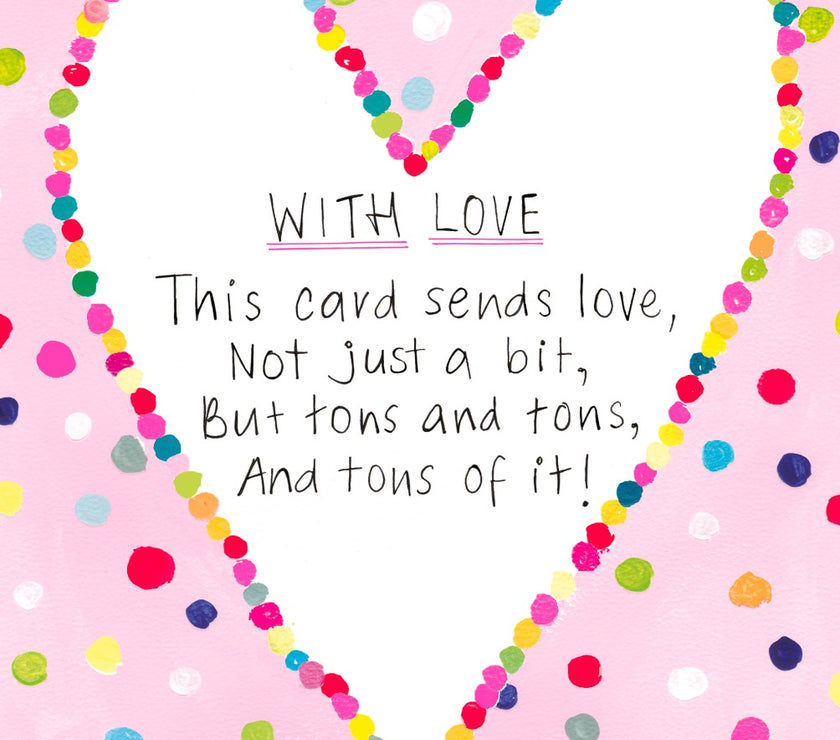With Love Greeting Card