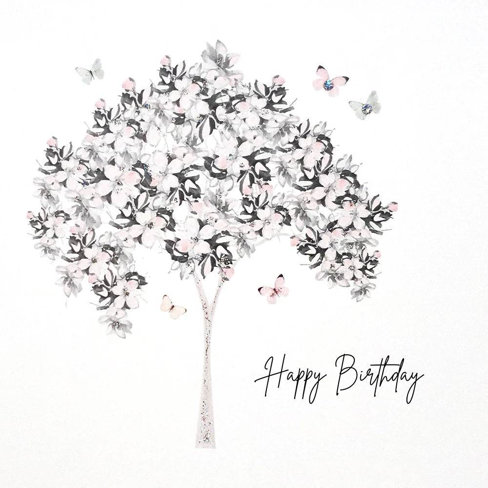 Butterfly Tree Birthday Card - House of Cards
