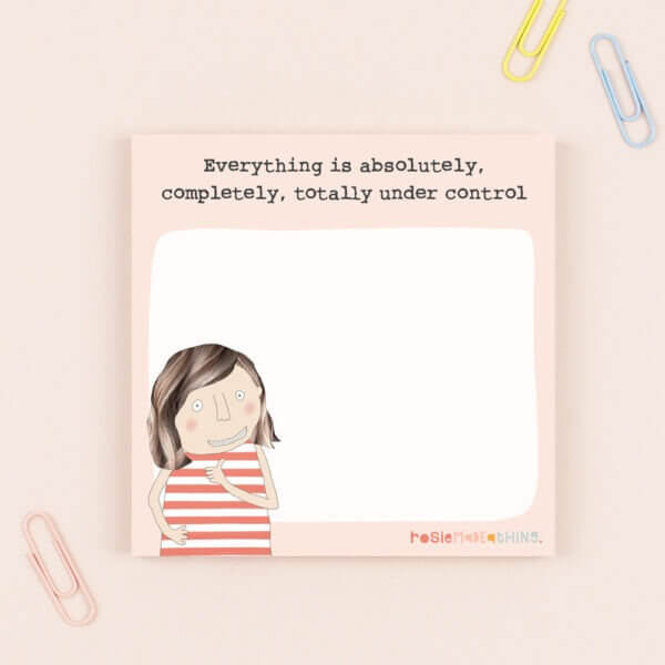 Mini Jot Pad Under Control
