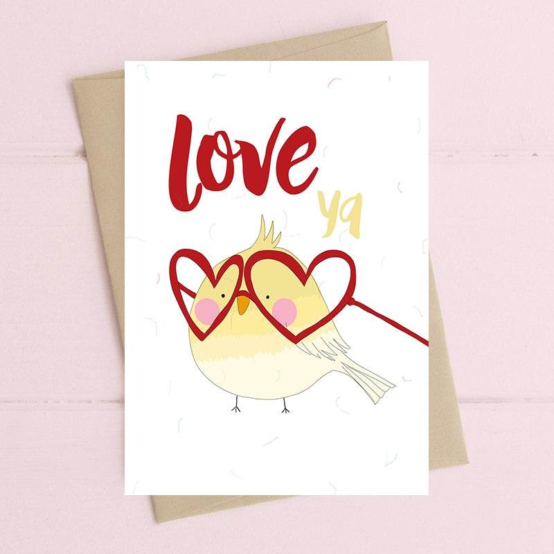 Birthday Love Ya Bird Greeting Card - House of Cards