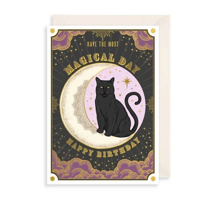 Soulmates Cat Birthday Card - House of Cards