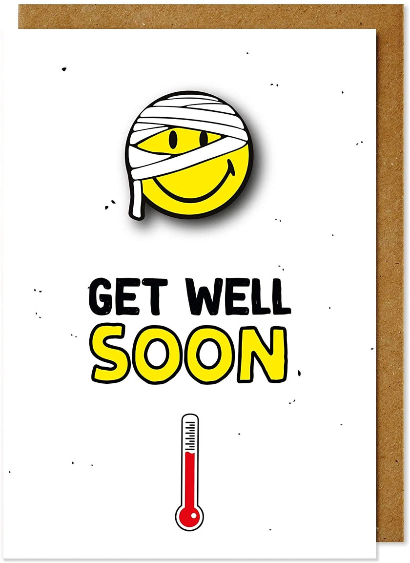 Smiley Get Well Card