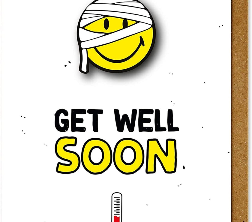 Smiley Get Well Card