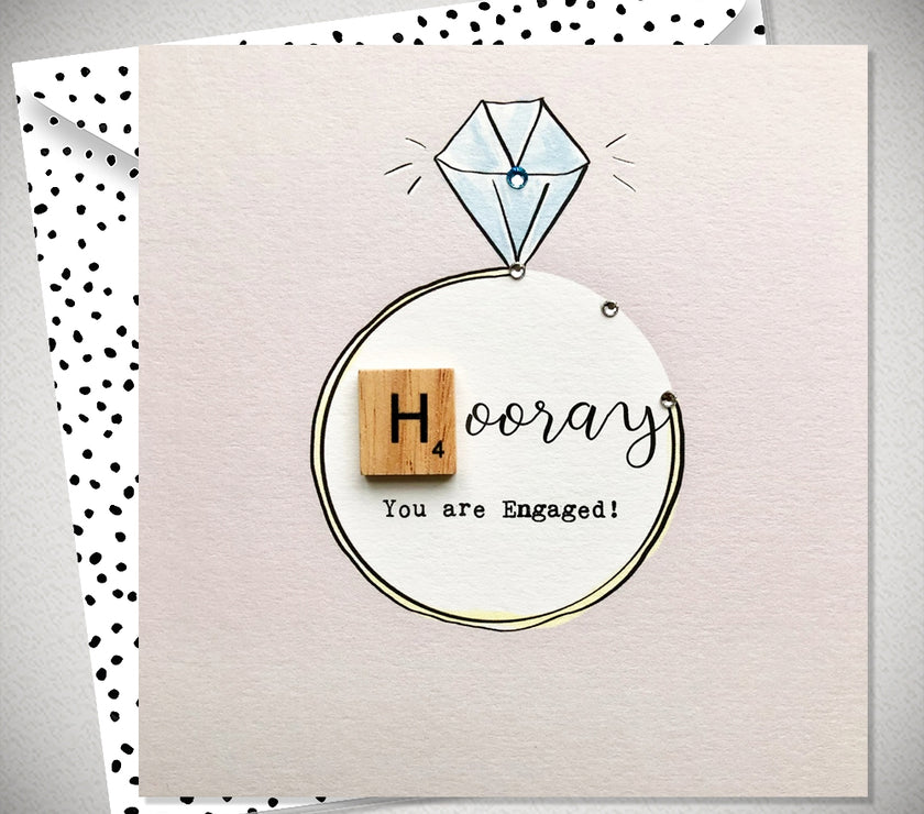 Neon Engagement Card