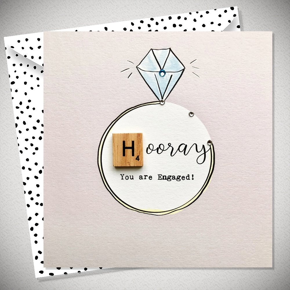 Neon Engagement Card
