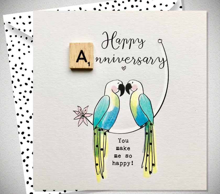 Neon Anniversary Card