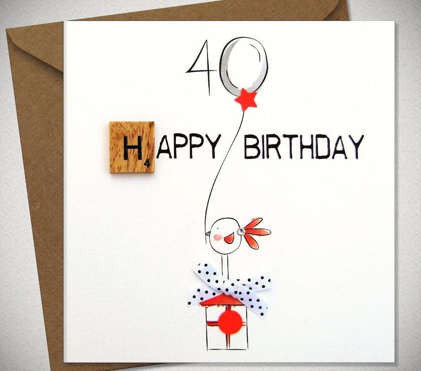Happy 40th Birthday Card