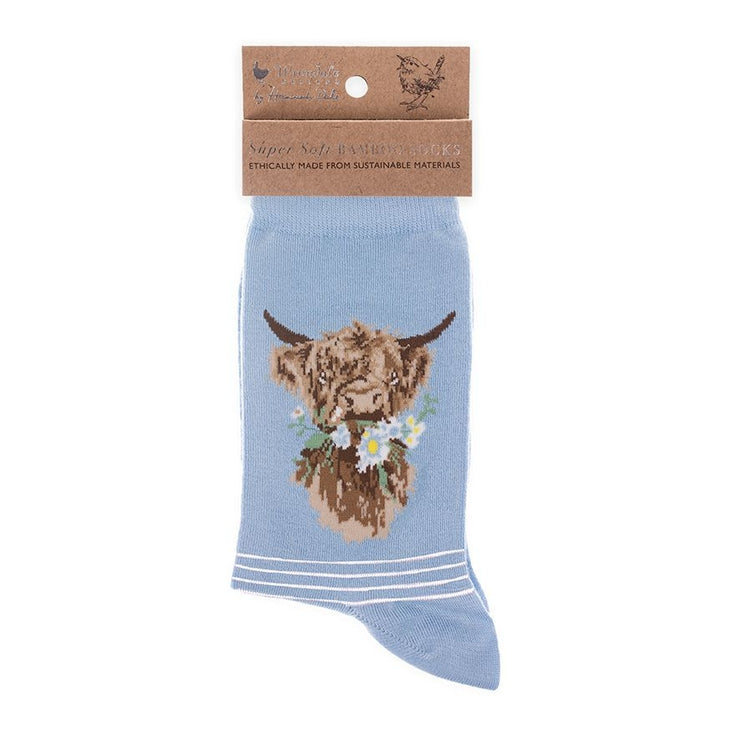 Daisy Cow Bamboo Socks