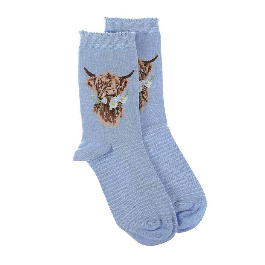 Daisy Cow Bamboo Socks - House of Cards