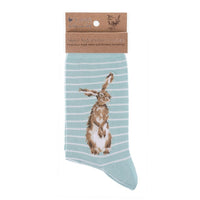 Hare and Bee Bamboo Socks