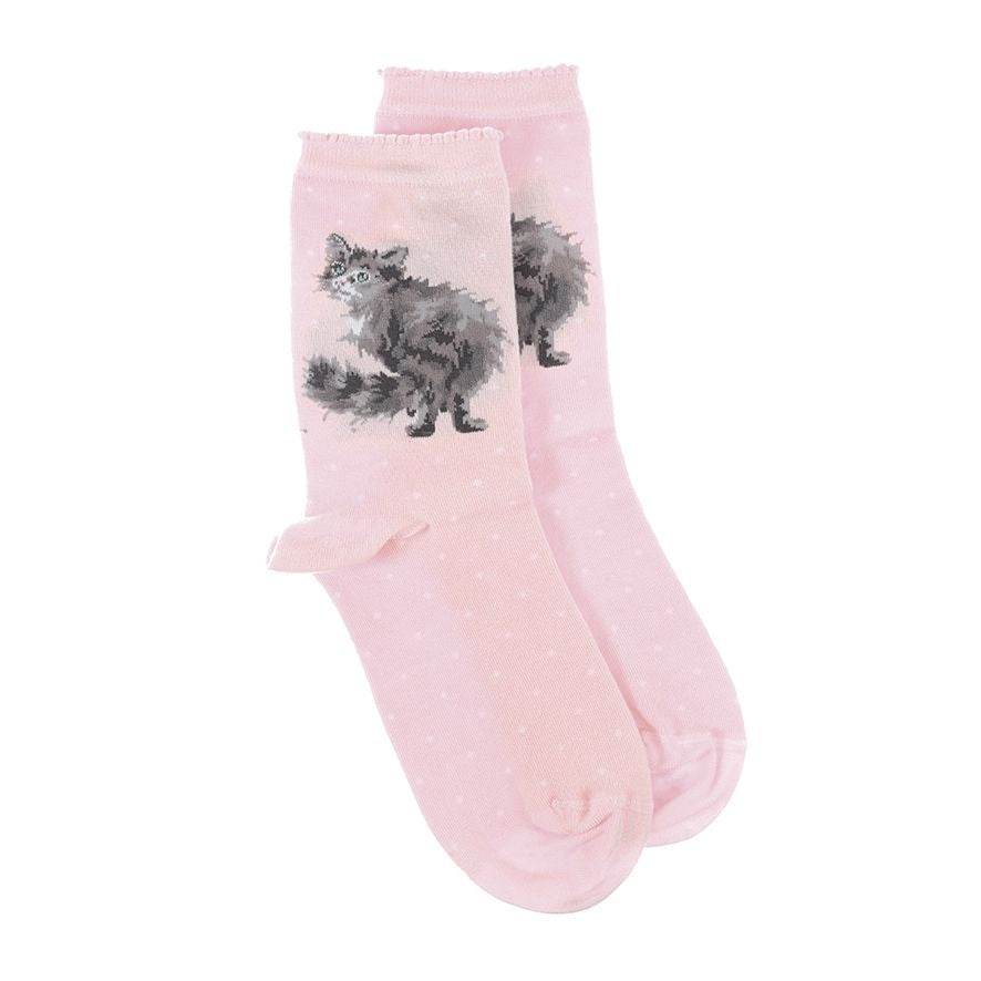 Glamour Puss Cat Bamboo Socks - House of Cards