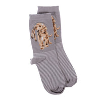 Hopeful Labrador Puppy Bamboo Socks