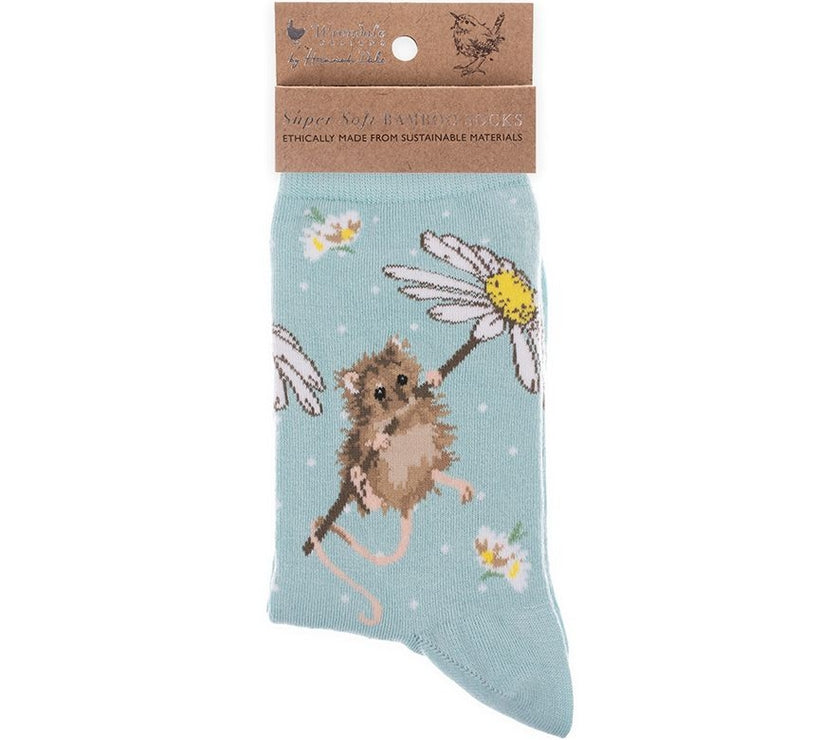 Oops A Daisy Mouse Bamboo Socks