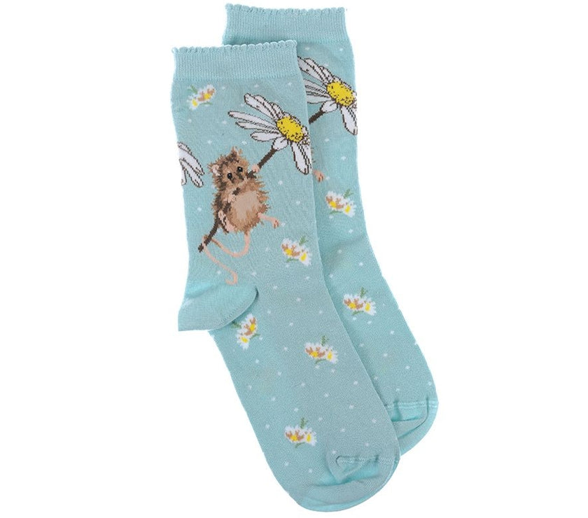 Oops A Daisy Mouse Bamboo Socks
