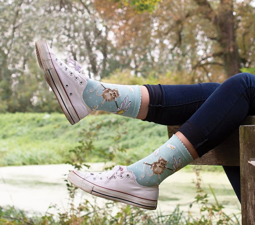 Oops A Daisy Mouse Bamboo Socks