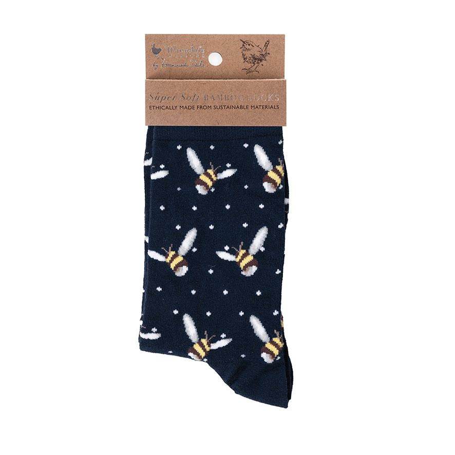 Busy Bee Bamboo Socks - House of Cards