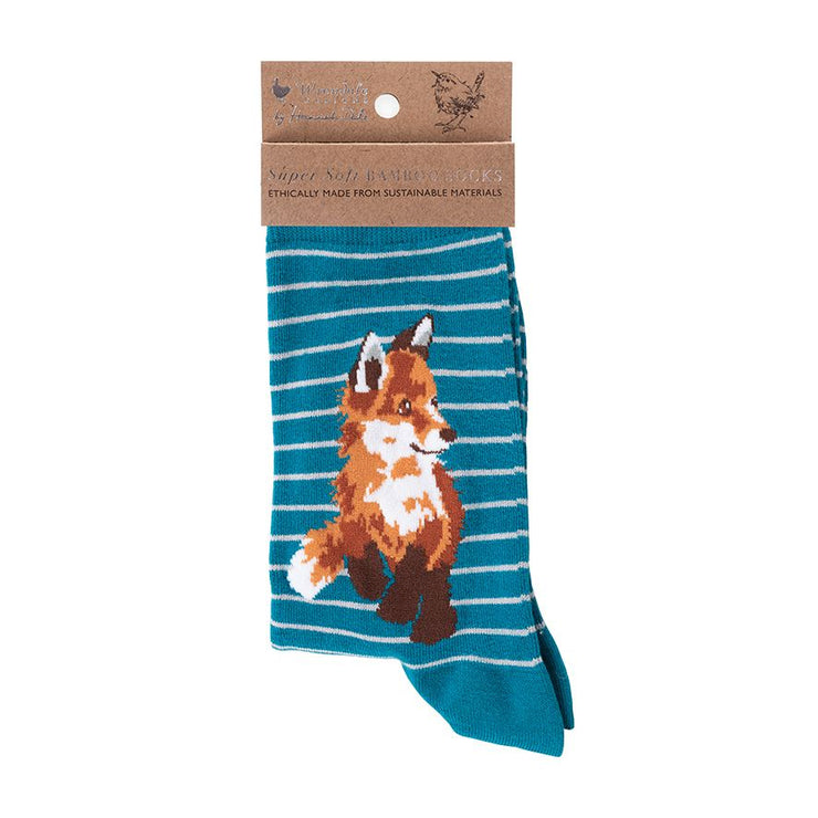 Born To Be Wild Striped Bamboo Socks