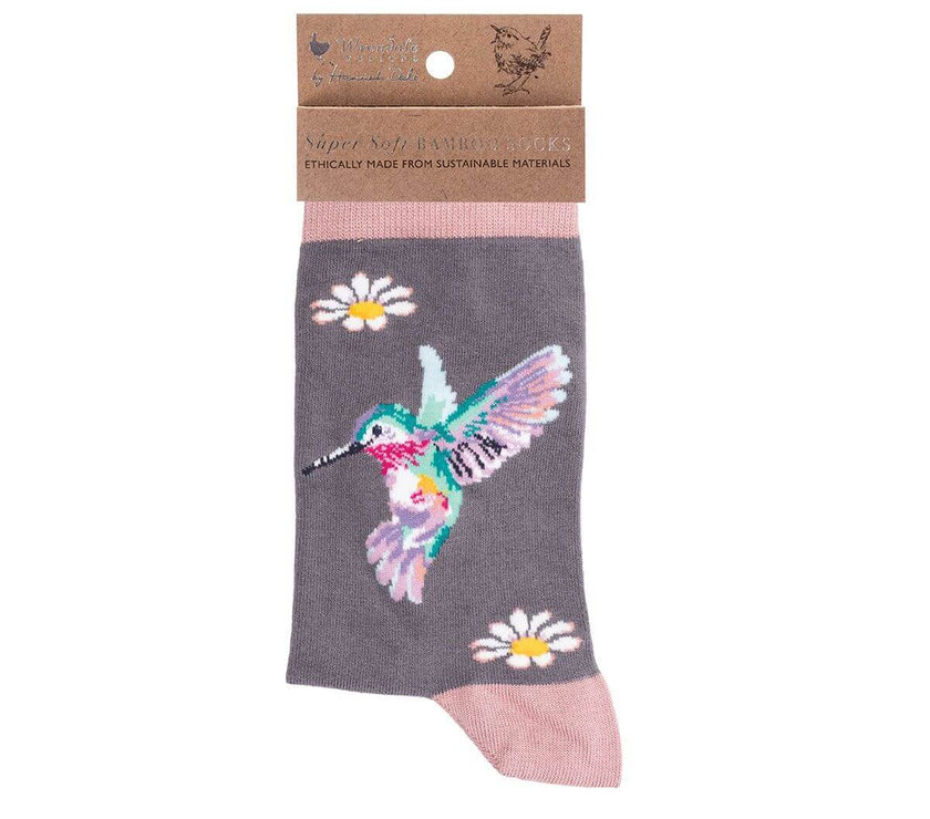 Hummingbird Ladies Bamboo Socks
