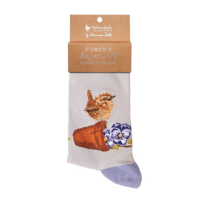 Pottering About Ladies Bamboo Socks - House of Cards
