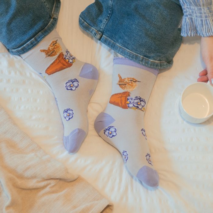 Pottering About Ladies Bamboo Socks
