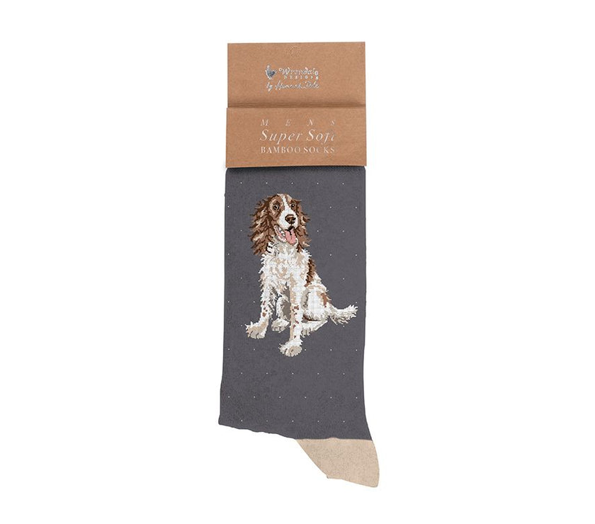 Springer Spaniel Men's Bamboo Socks