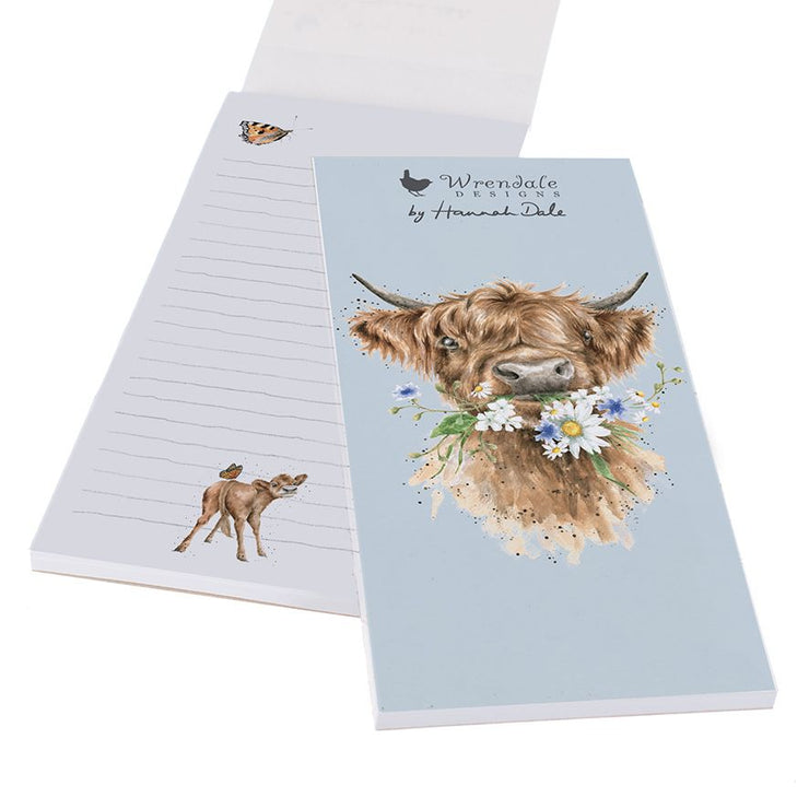 Daisy Cow Shopping List Pad