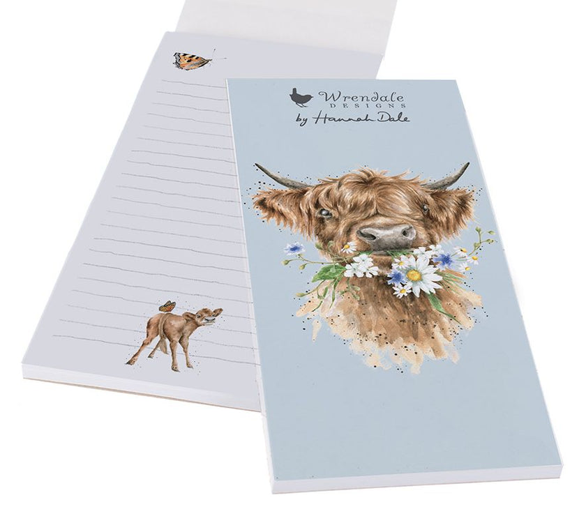 Daisy Cow Shopping List Pad