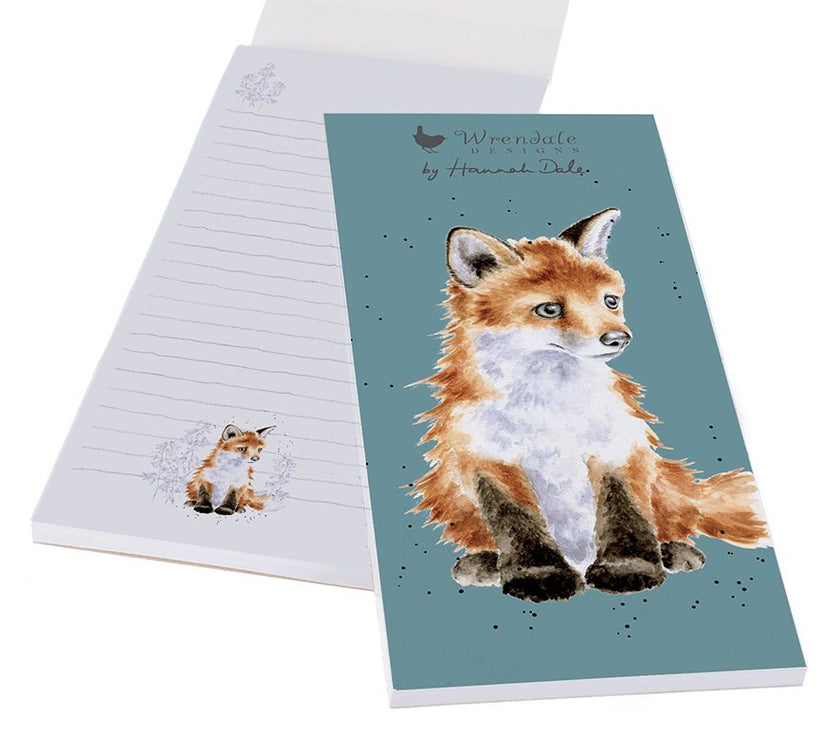 Fox Cub Shopping List Pad