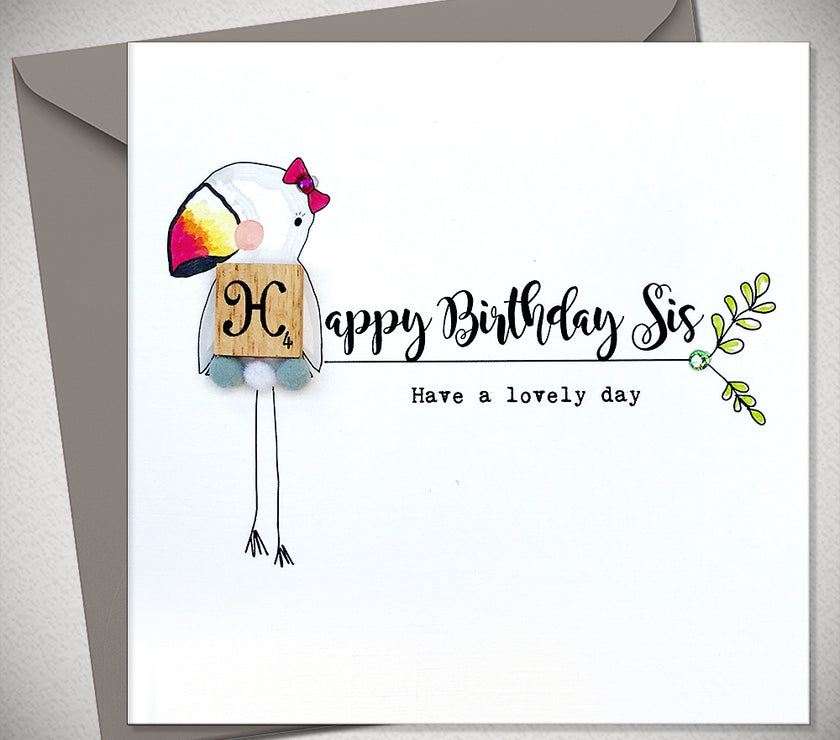 Pom Pets Sister Birthday Card