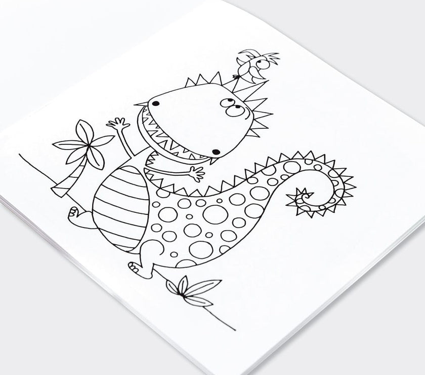 Dinosaur Colouring Book
