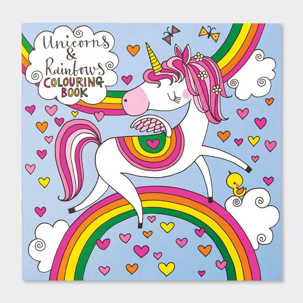 Unicorns and Rainbows Colouring Book - House of Cards