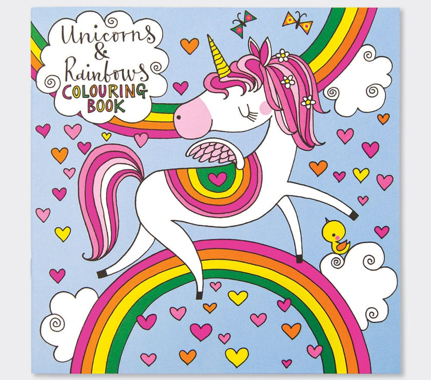 Unicorns and Rainbows Colouring Book