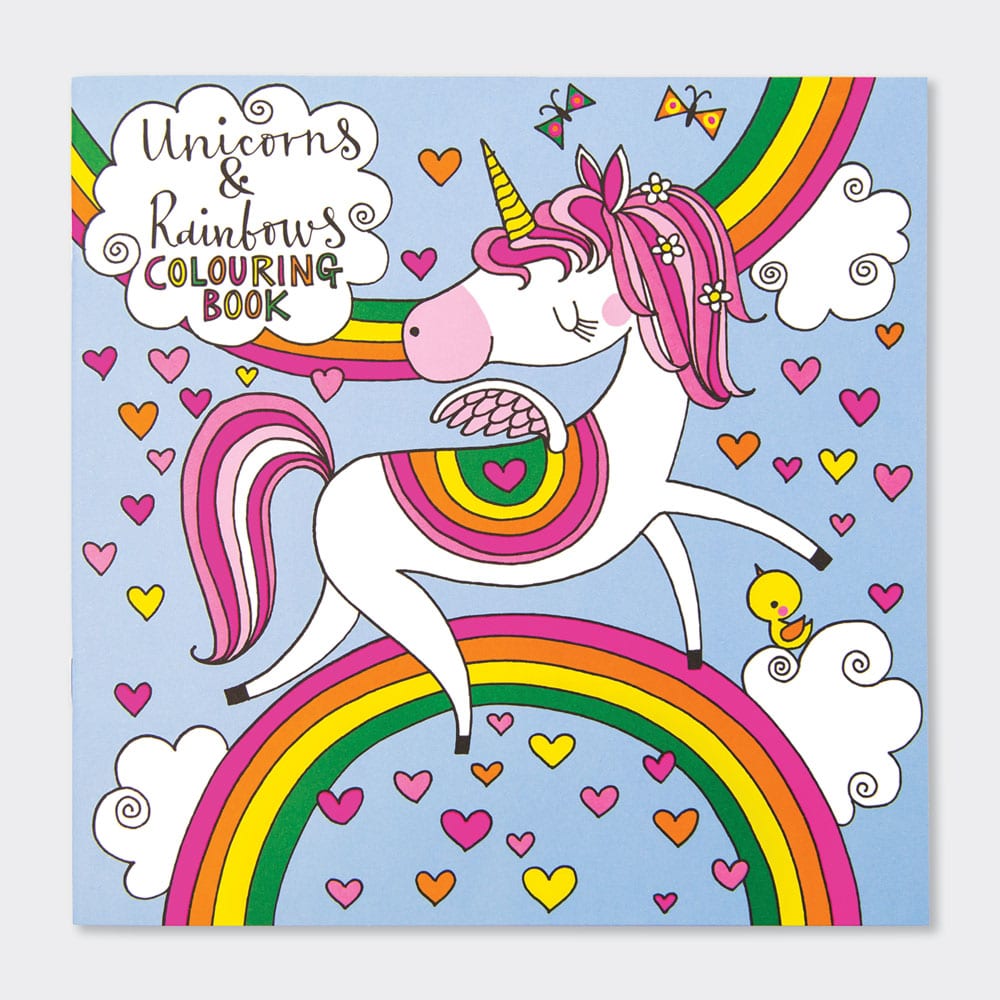 Unicorns and Rainbows Colouring Book