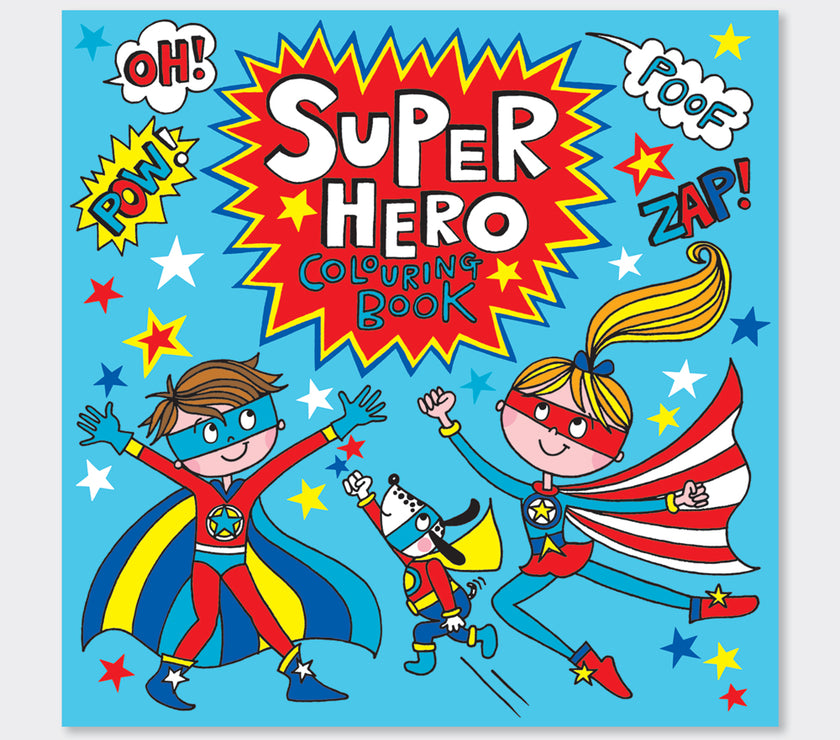 Super Hero Colouring Book