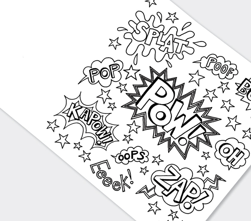 Super Hero Colouring Book