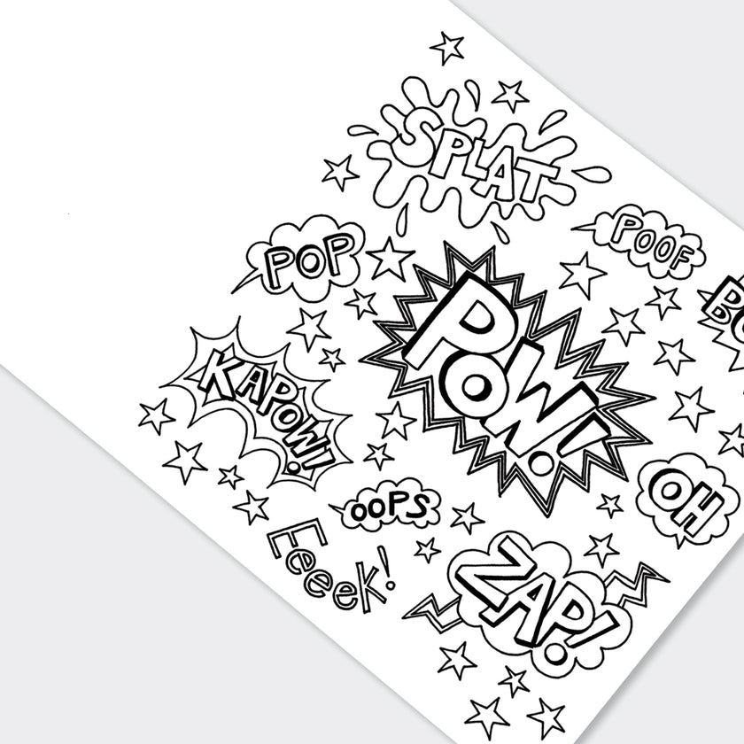Super Hero Colouring Book