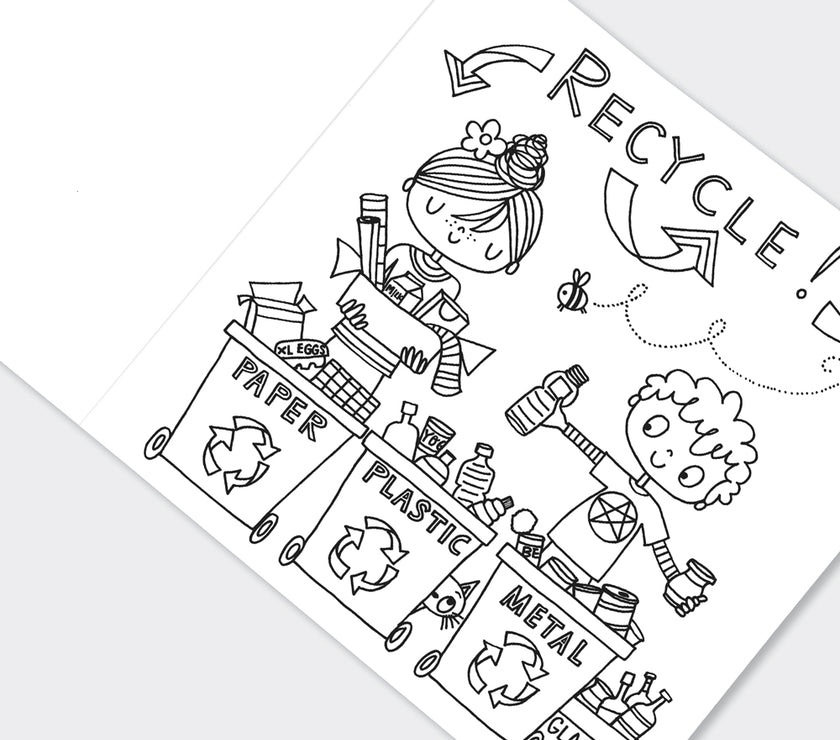 Save The Earth Colouring Book