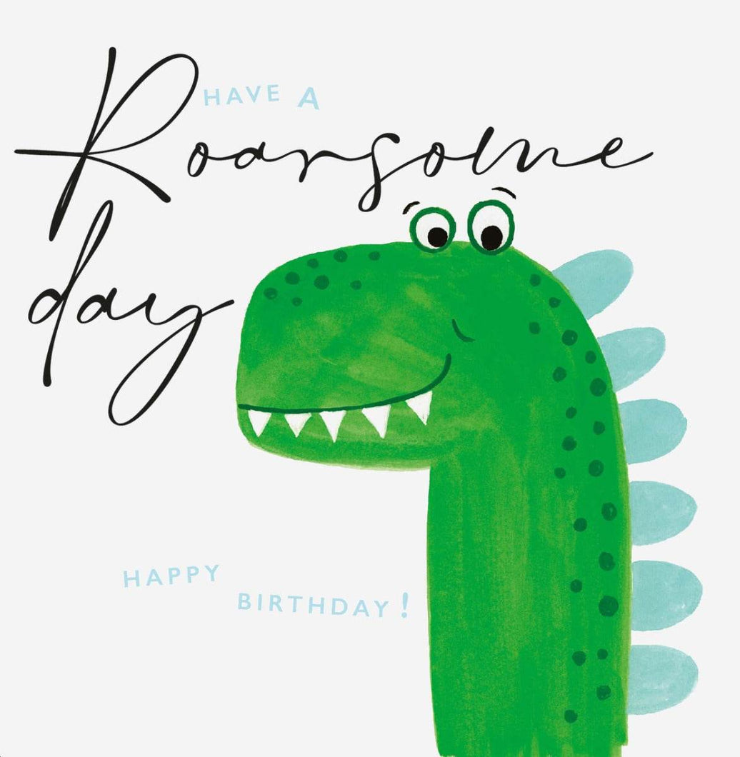 Dinosaur Roarsome Birthday Card - House of Cards