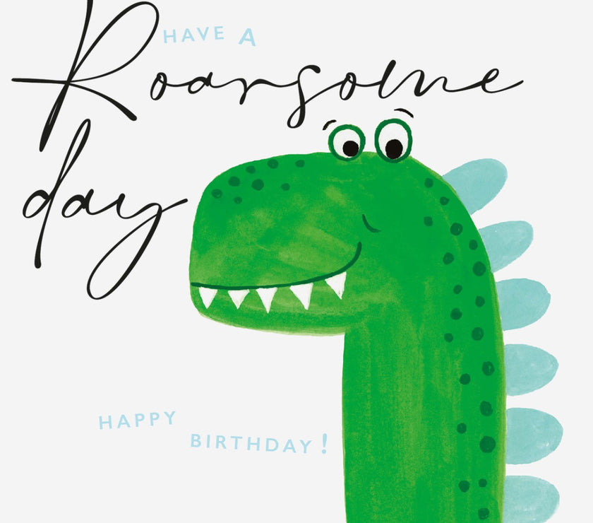 Dinosaur Roarsome Birthday Card