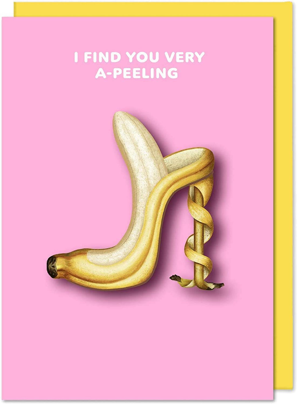 Sweet Surreal Banana Greeting Card - House of Cards
