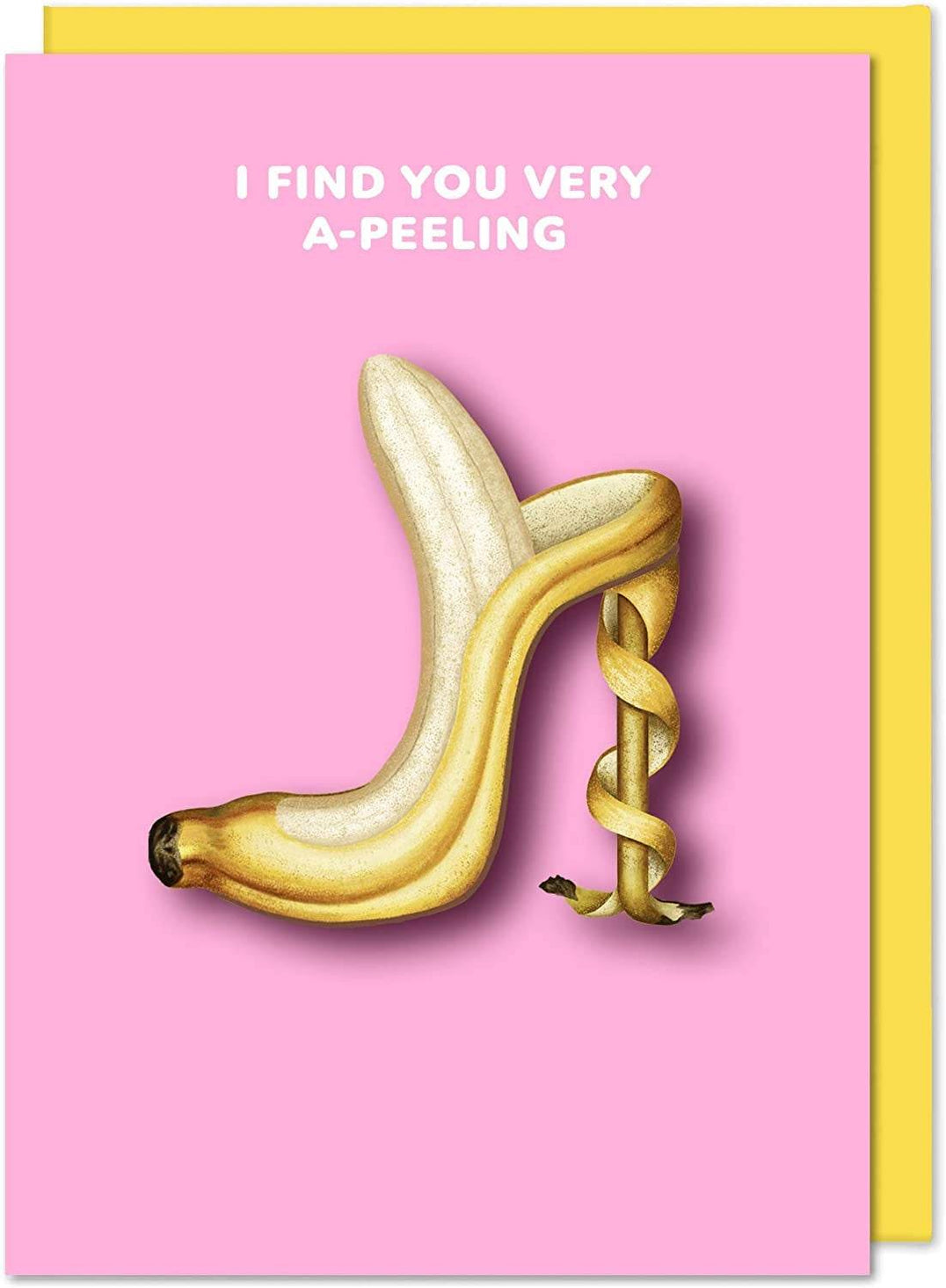 Sweet Surreal Banana Greeting Card - House of Cards
