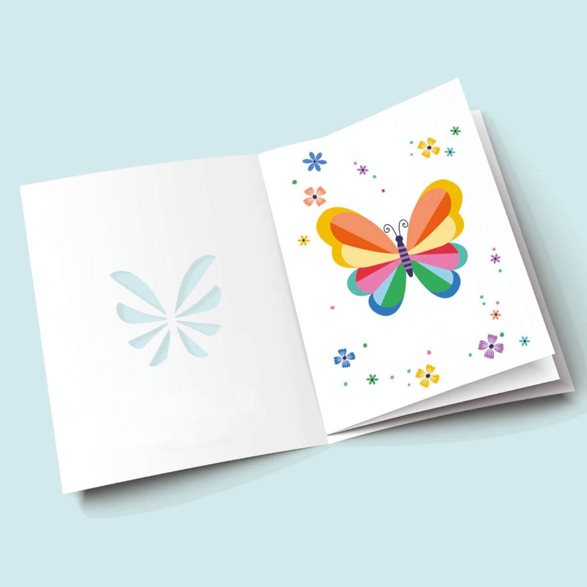 Butterfly Cut Out Birthday Card - House of Cards