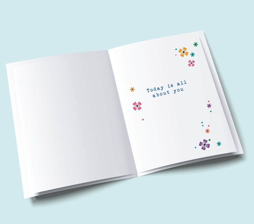 Butterfly Cut Out Birthday Card