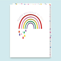 Rainbow Cut Out Birthday Card