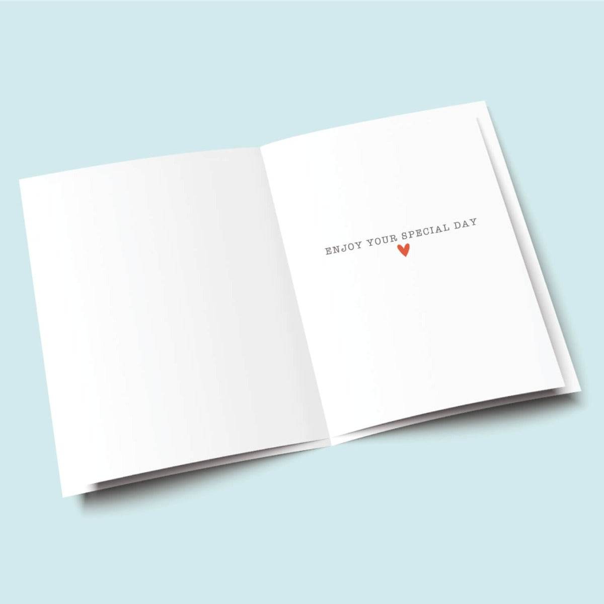 Rainbow Cut Out Birthday Card - House of Cards