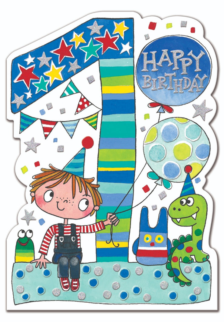 Boy Age1 Birthday Card