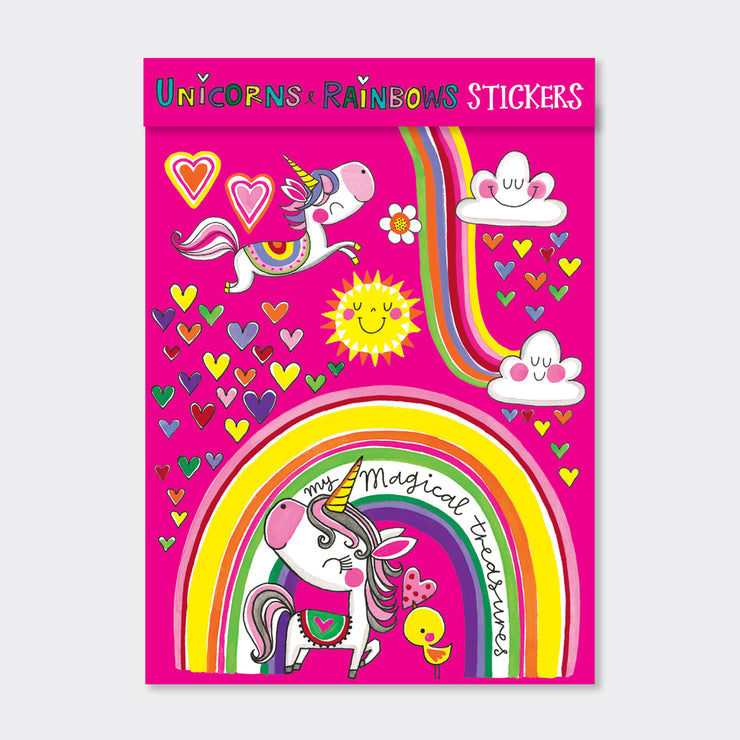 Unicorns and Rainbows Sticker Book