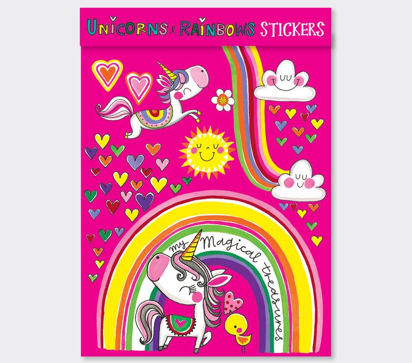 Unicorns and Rainbows Sticker Book