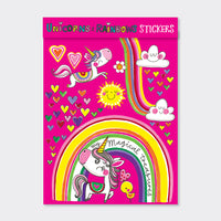 Unicorns and Rainbows Sticker Book